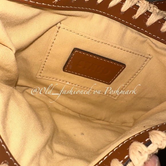 STAUD Alana Bag - Desert Sand Raffia (Price Firm) - Picture 7 of 8
